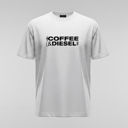 Koszulka Coffee & Diesel – paliwo kierowcy w drodze na południe | Droga do Chorwacji