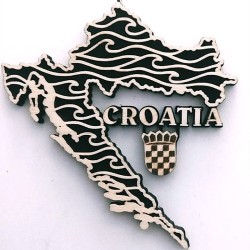 Zawieszka do auta Chorwacja – zapach wakacji w podróży | Droga do Chorwacji
