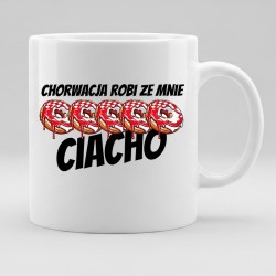Kubek Chorwacja robi ze mnie ciacho | Droga do Chorwacji